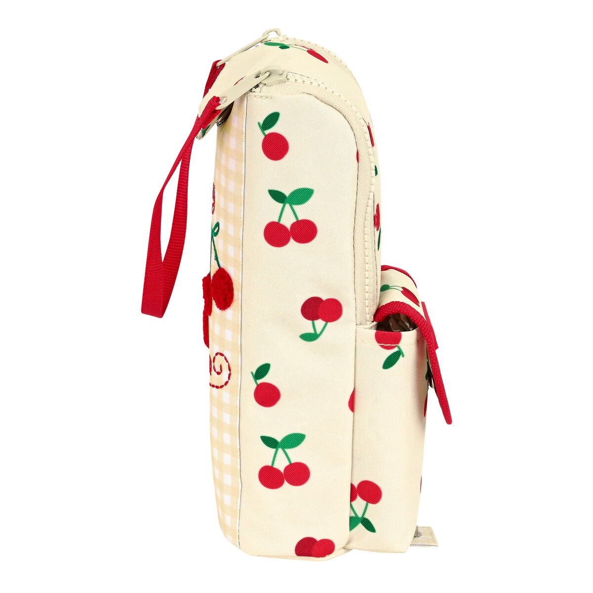 Skoleetui Safta Cherry Beige (6 x 21 x 6 cm)